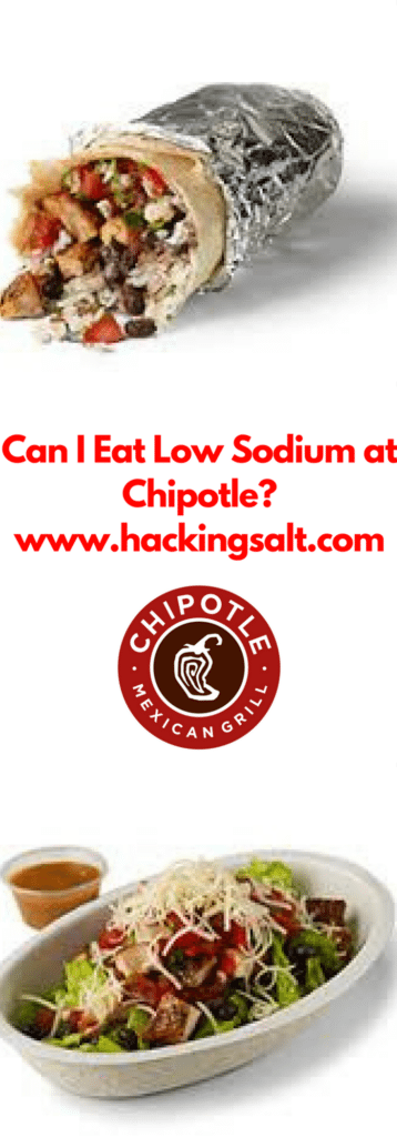 Can I Eat Low Sodium at Chipotle