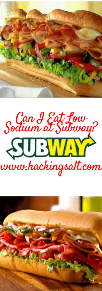 Can I Eat Low Sodium at Subway