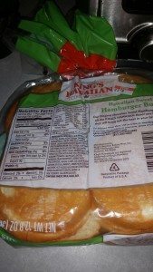 Nutritional Info for Kings Hawaiian Original Hamburger Buns