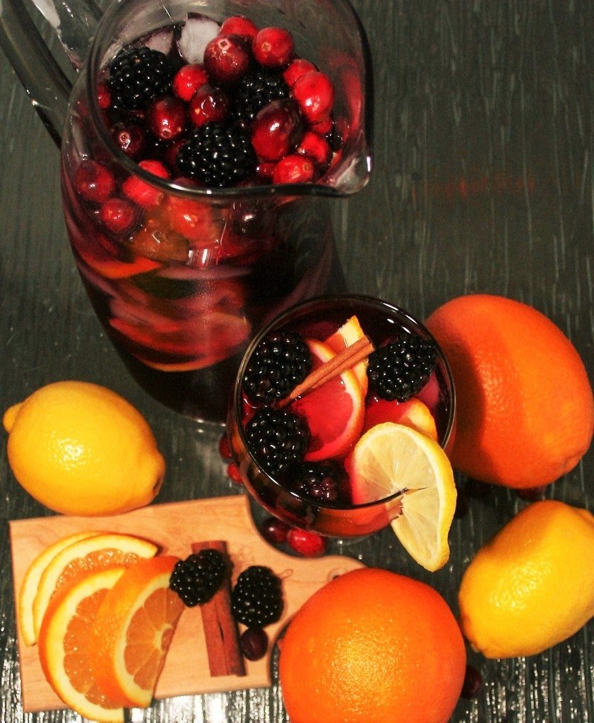 Cranberry Sangria and Cranberry Punch