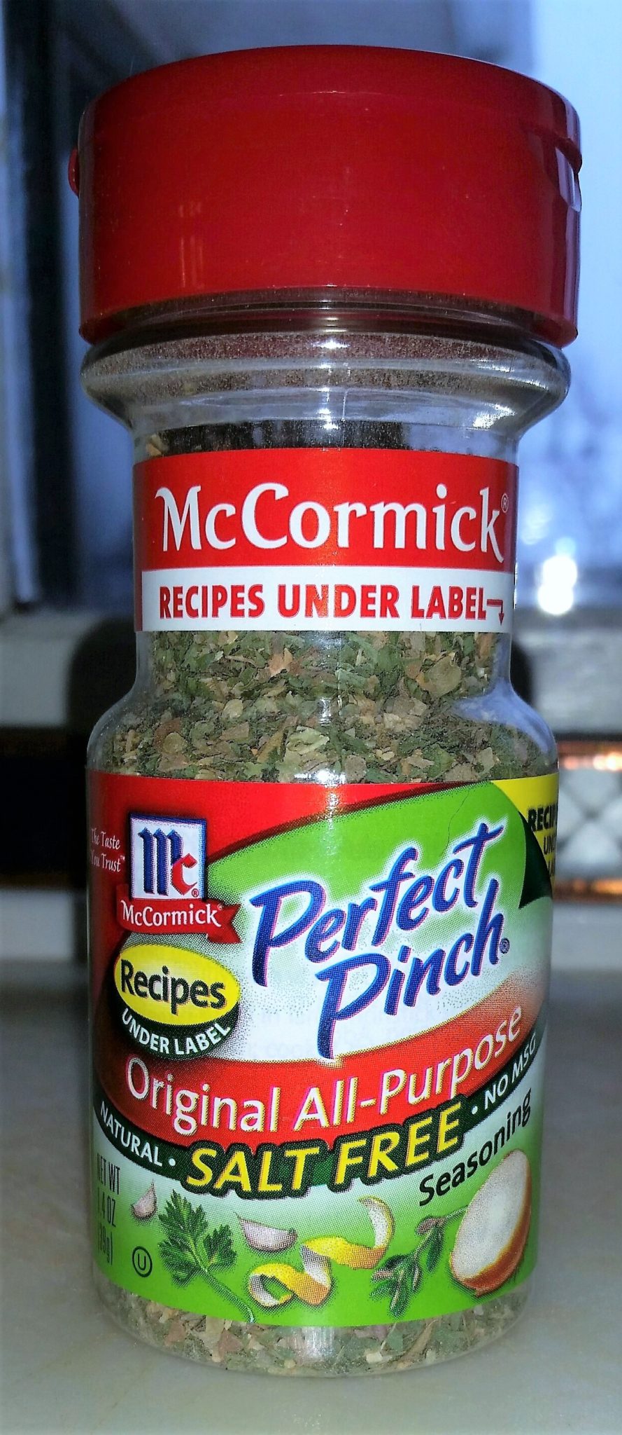 McCormick Perfect Pinch Garlic & Herb Salt Free Seasoning Blend