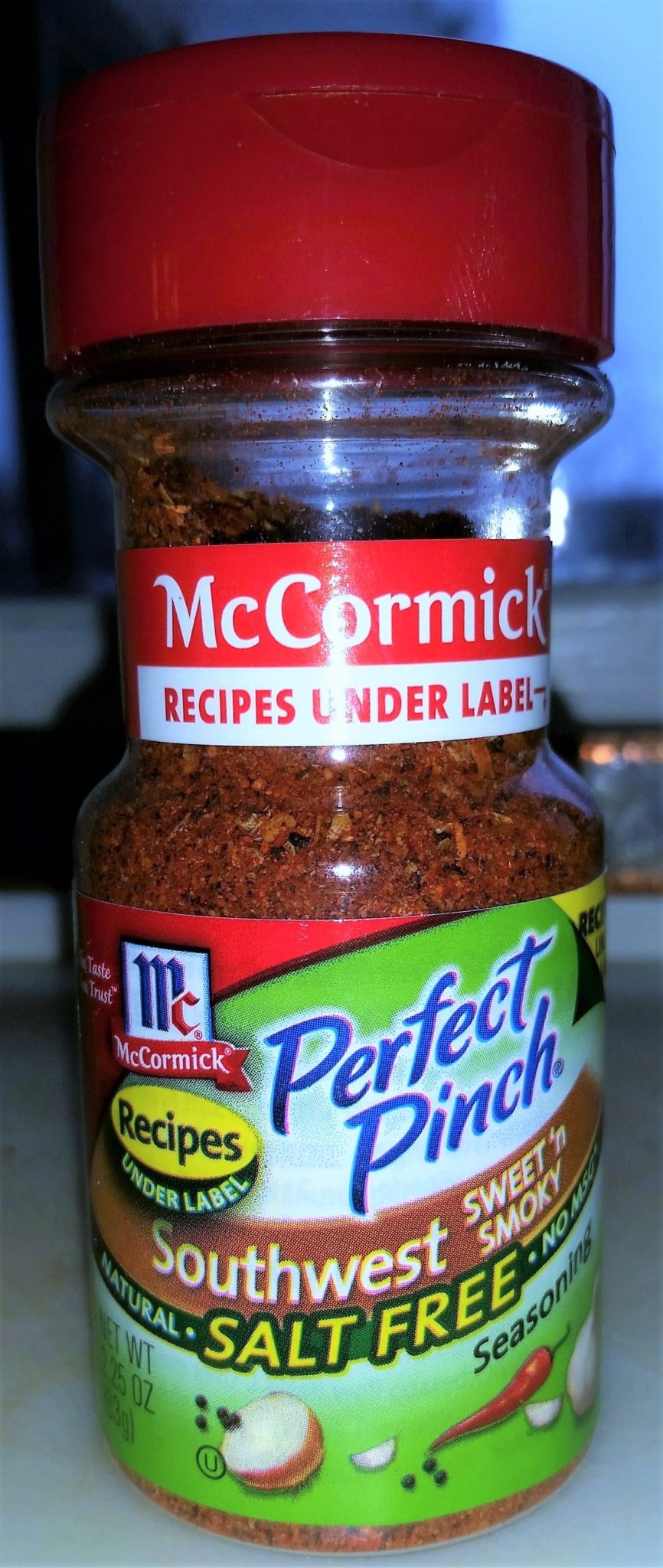 McCormick's Perfect Pinch Salt Free Spices - Hacking Salt