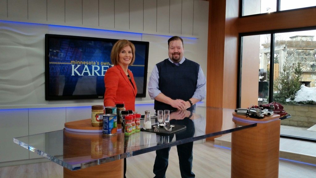 Hacking Salt on NBC KARE 11 to talk Low Sodium Diets