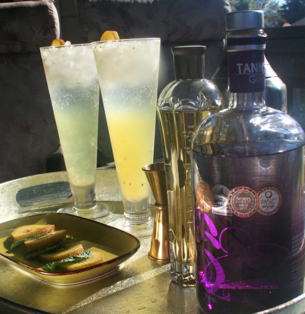Kiwi Gin Cooler Cocktail