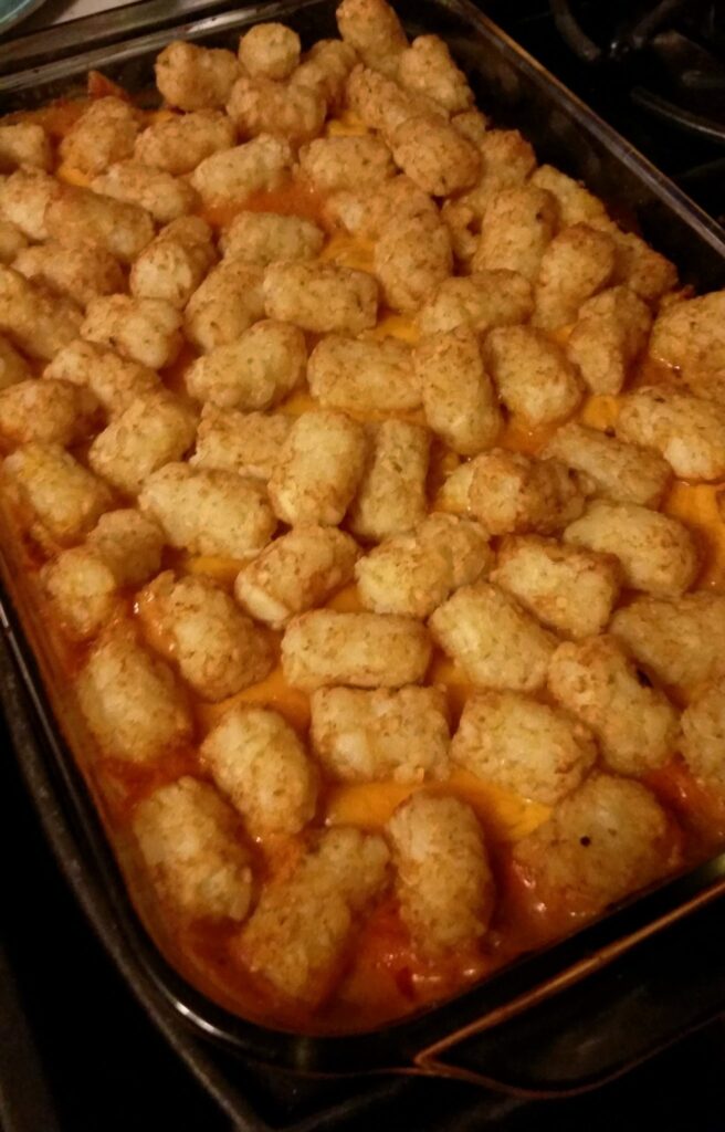 Low Sodium Tater Tot Hotdish