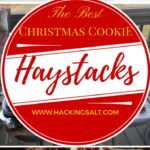 The Best Healthy Christmas Cookies! These Low Sodium Haystacks are Chocolatey, Nutty, & Crunchy! #TheRecipeRedux #lowsodium #hearthealthy