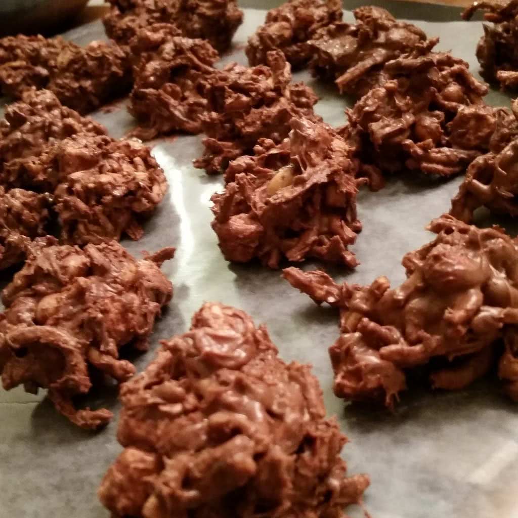 Low Sodium Haystack Christmas Cookies