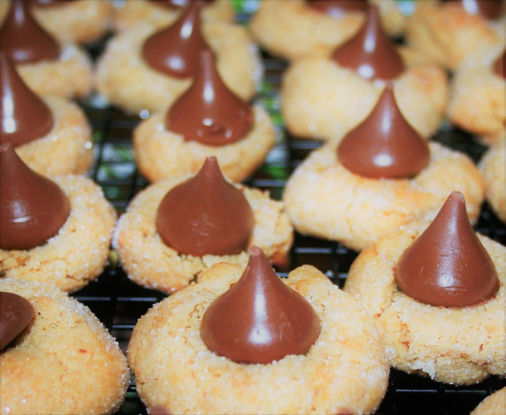 Low Sodium Peanut Butter Blossom Cookies