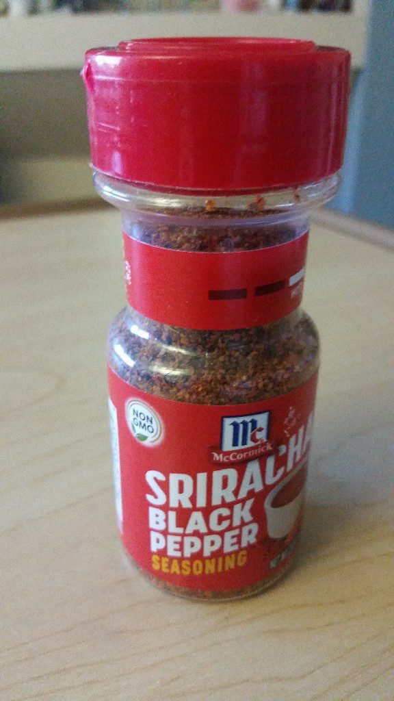 McCormick's New Sriracha Black Pepper Low Sodium Seasoning