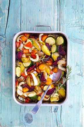 Low Sodium Oven Roasted Vegetables With Rosemary