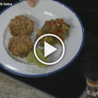 Low Sodium Black Bean Patties With Fresh Salsa