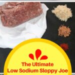 The Ultimate Low Sodium Sloppy Joe! AN family classinc is remade into a healthy and hearty meal option. 