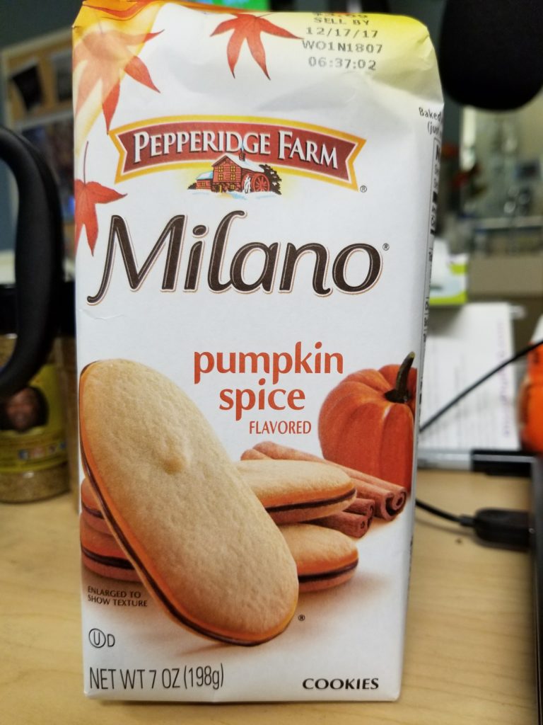 Pumpkin Spice Milano Cookies - Low Sodium Pumpkin Spice Treats
