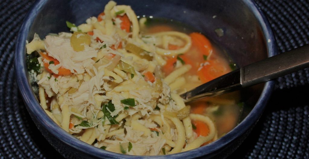 Low Sodium Slow-Cooker Chicken Noodle Soup