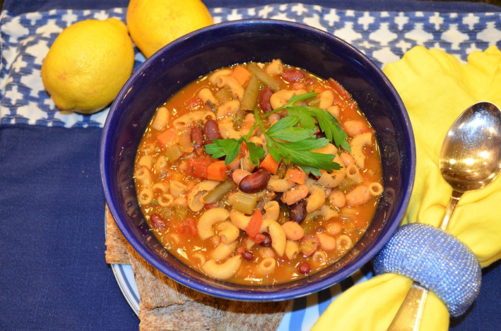 Low Sodium Slow-Cooker Minestrone Soup