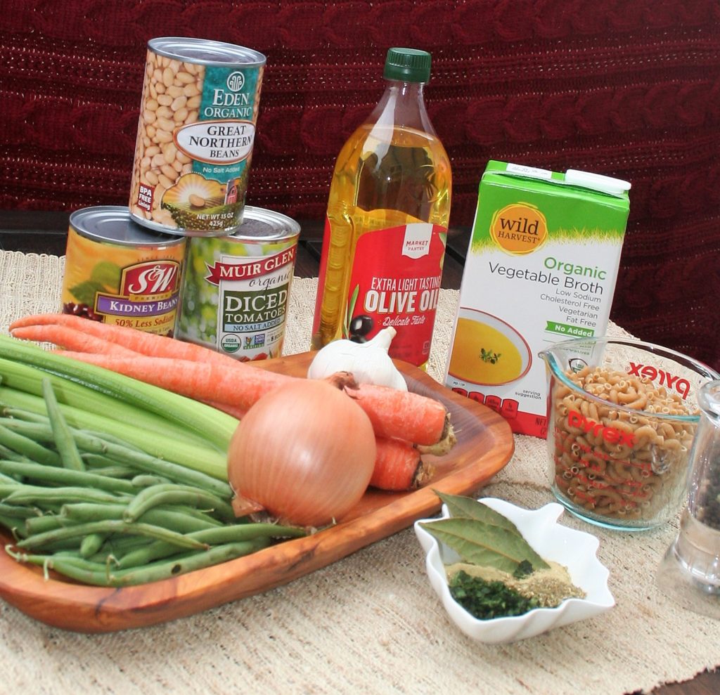 Low Sodium Slow-Cooker Minestrone Soup