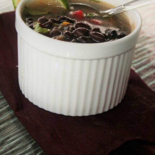Low Sodium Slow-Cooker Black Bean Soup