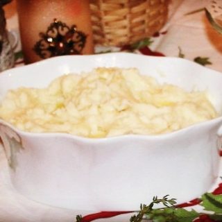 Low Sodium Roasted Garlic Mashed Potatoes